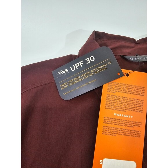 WN Men's XL Sitka Gear TTW Bitter Root Shop Shirt Short Sleeve Button Down Top - Picture 4 of 10